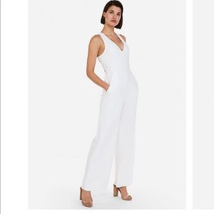 Express Wide Leg Cross Back Jumpsuit - Worn Once!